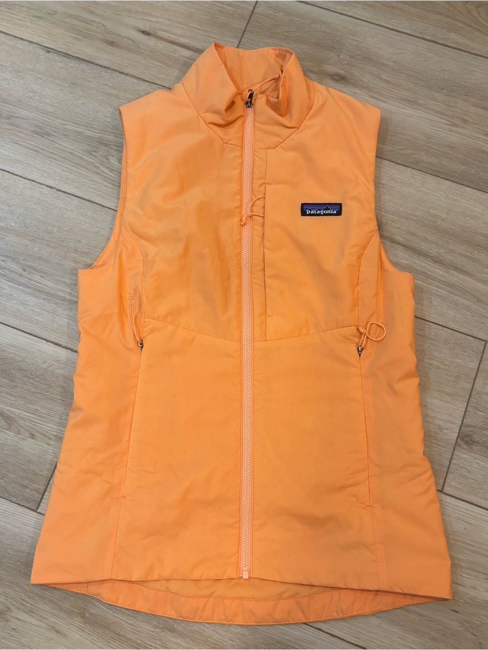 Patagonia Women’s XS Nano Air Puffer Vest Jacket Full Zip Orange Outdoor